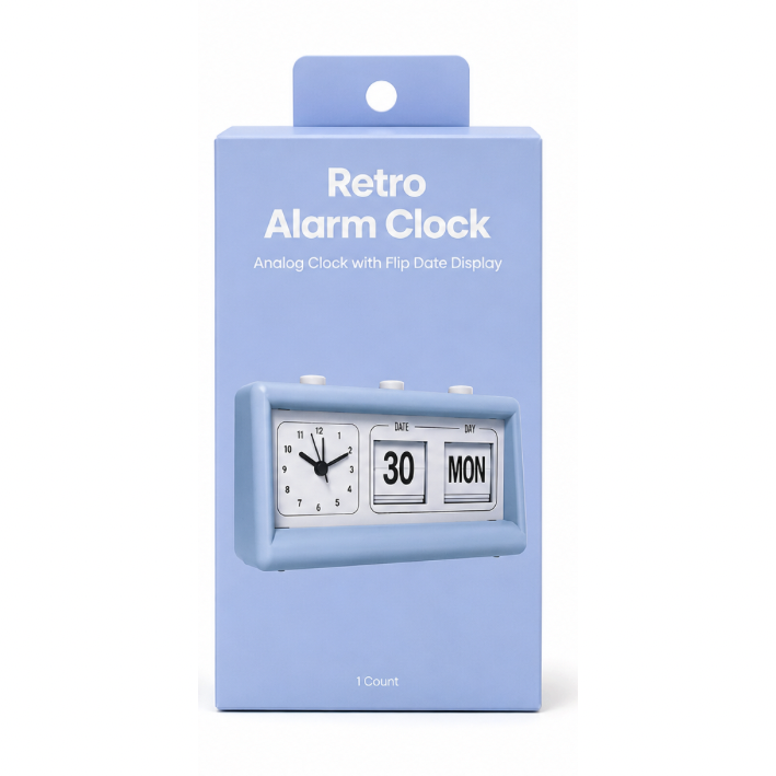 Reloj Despertador Analógico Retro