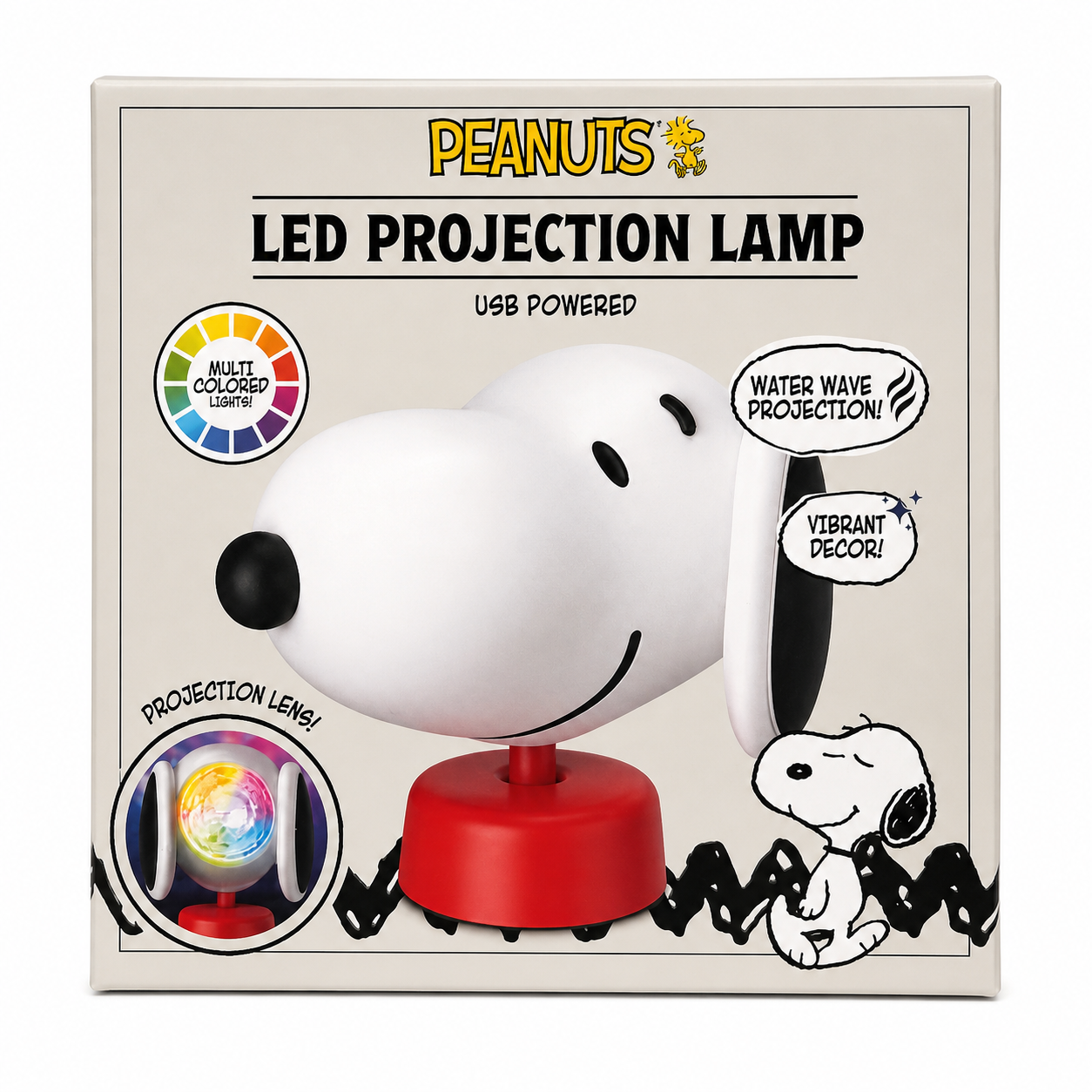 Lámpara Proyector Snoopy