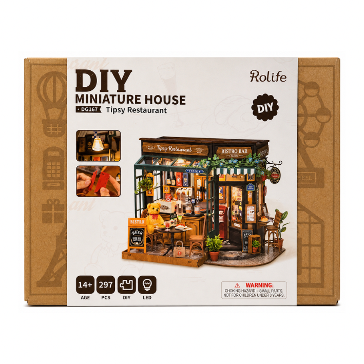 Diy Restaurante Miniatura